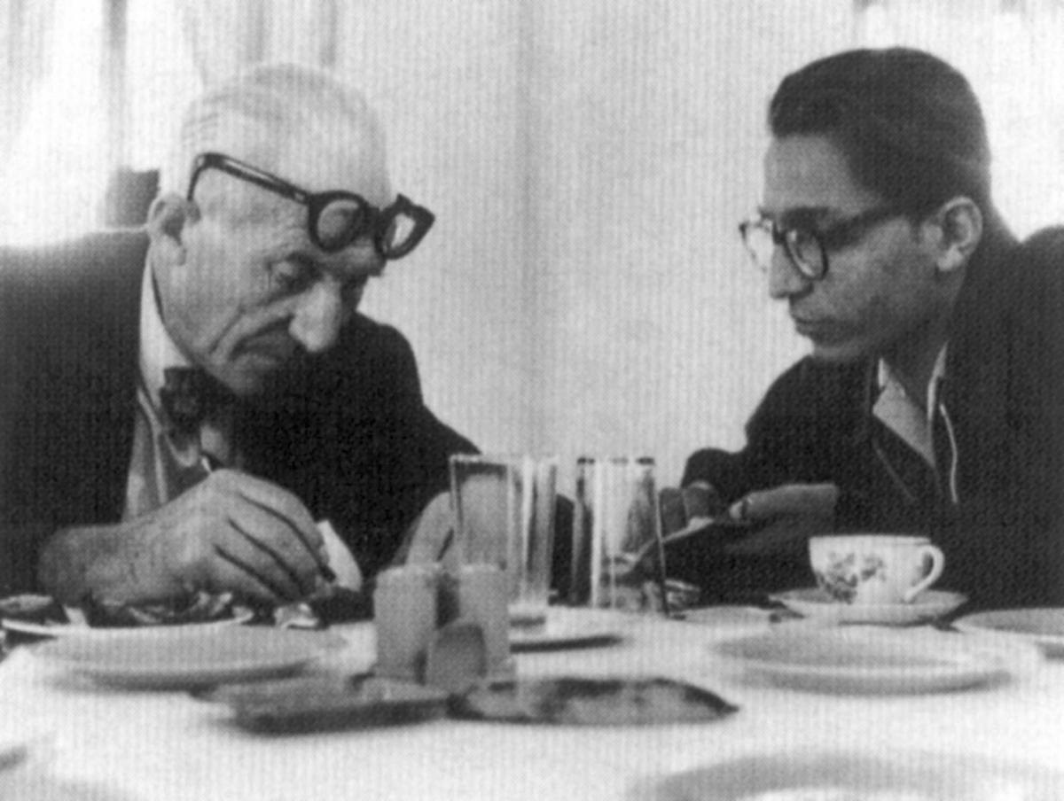 Doshi with Corbusier