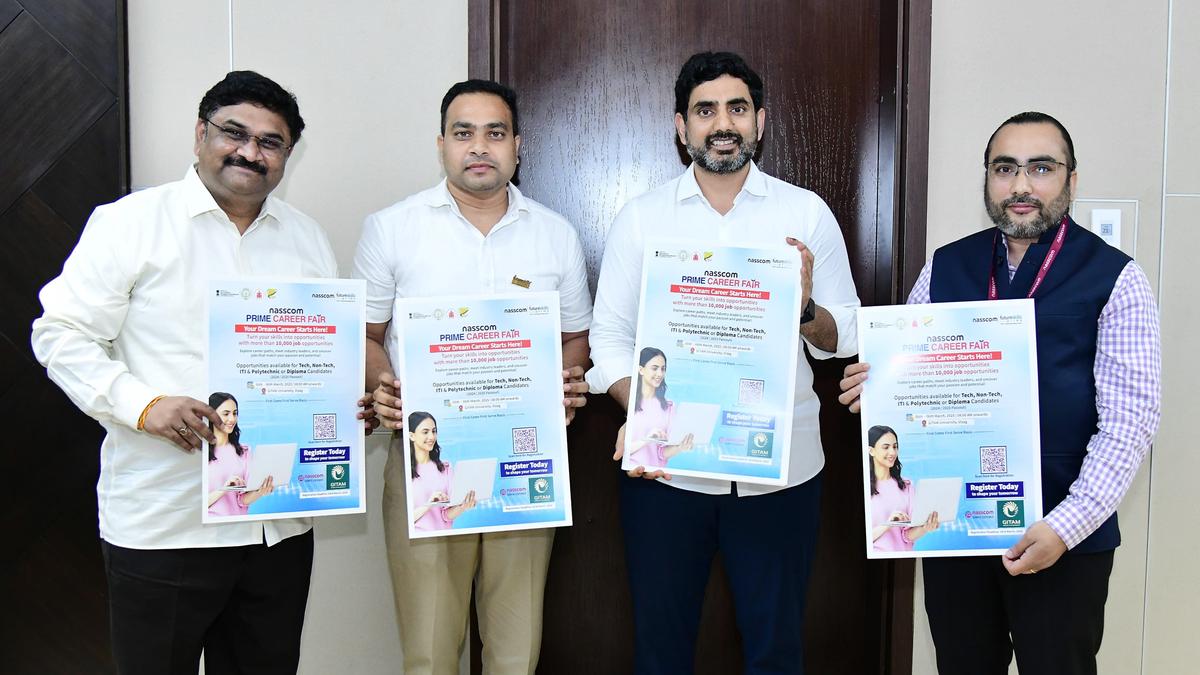 A.P. government, NASSCOM to organise job fair in Vizag on March 5, 6