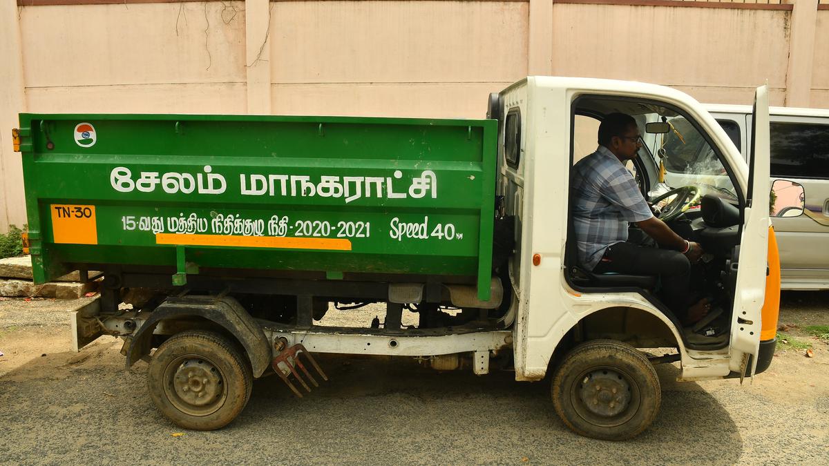 Salem Corporation starts installing GPS trackers in garbage collection vehicles