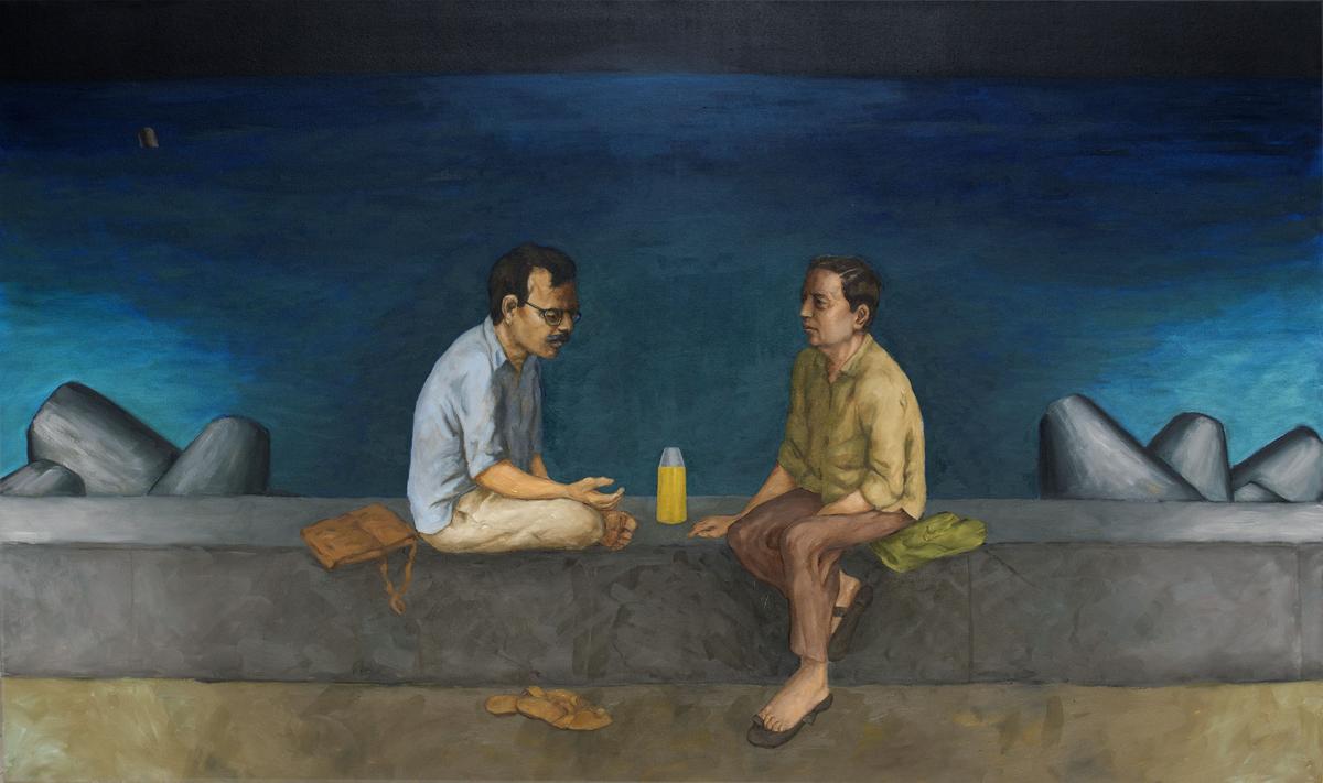 Sudhir Patwardhan’s ‘Marine Drive’, a tribute to Gieve Sudhir Patwardhan’s ‘Marine Drive’, a tribute to Gieve