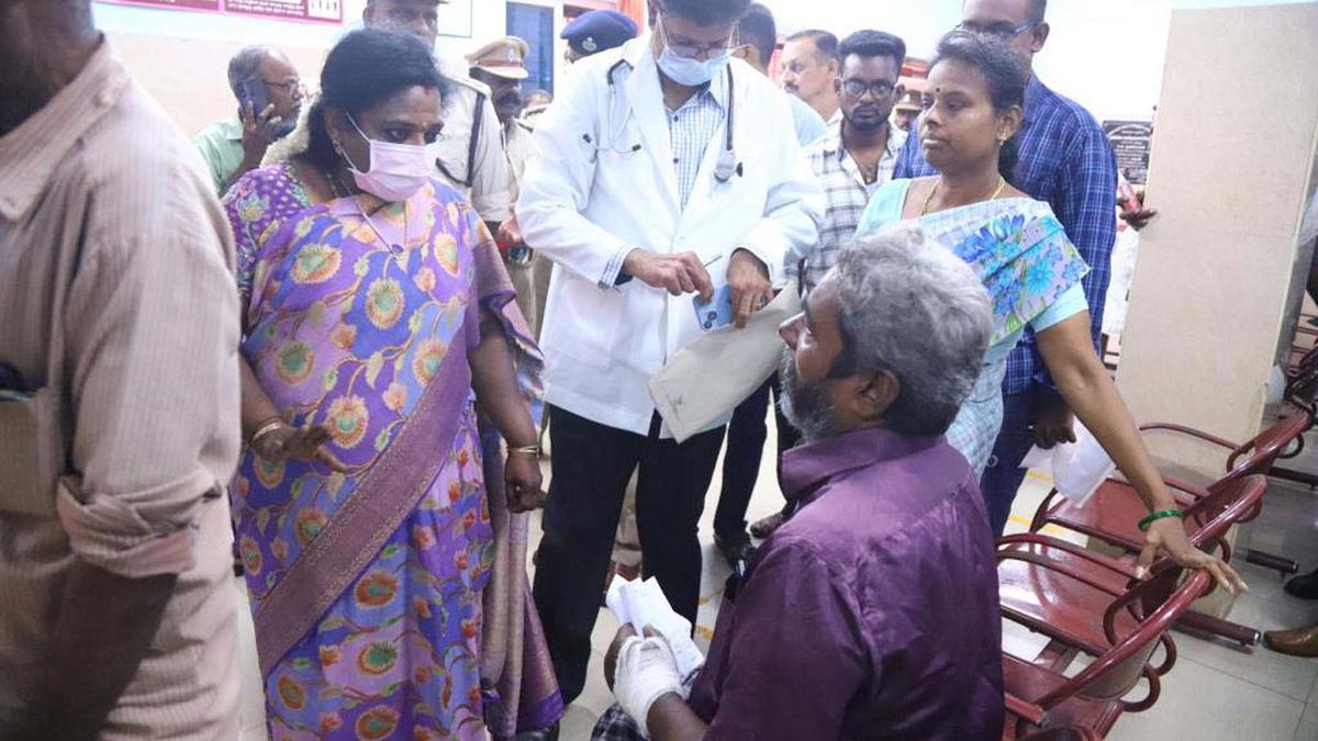 L-G inspects ESI hospital and interacts with doctors and patients