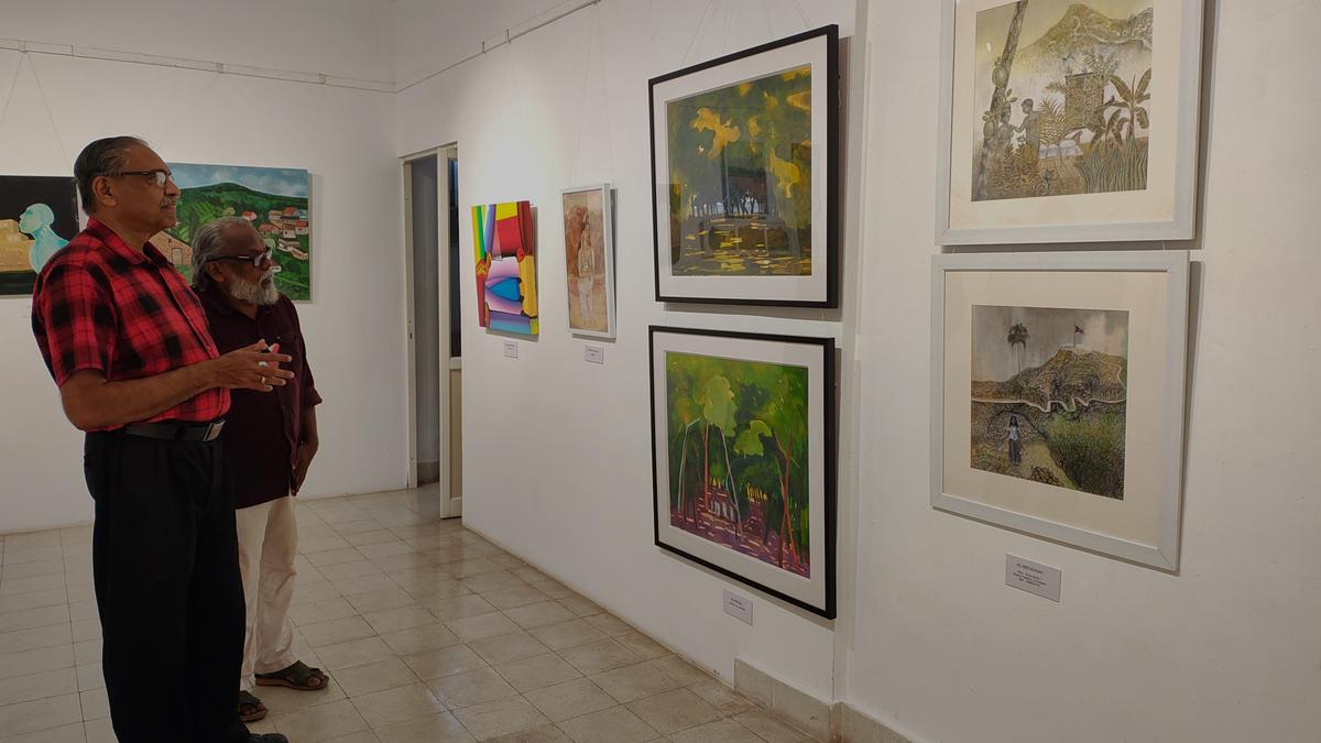 When Leaves Rustle in Cool Breeze exhibition in Thiruvananthapuram is a homage to Fall