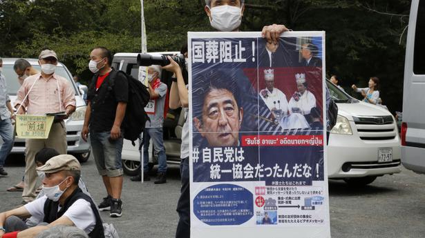 Hundreds demand cancellation of former Japanese PM Shinzo Abe's funeral