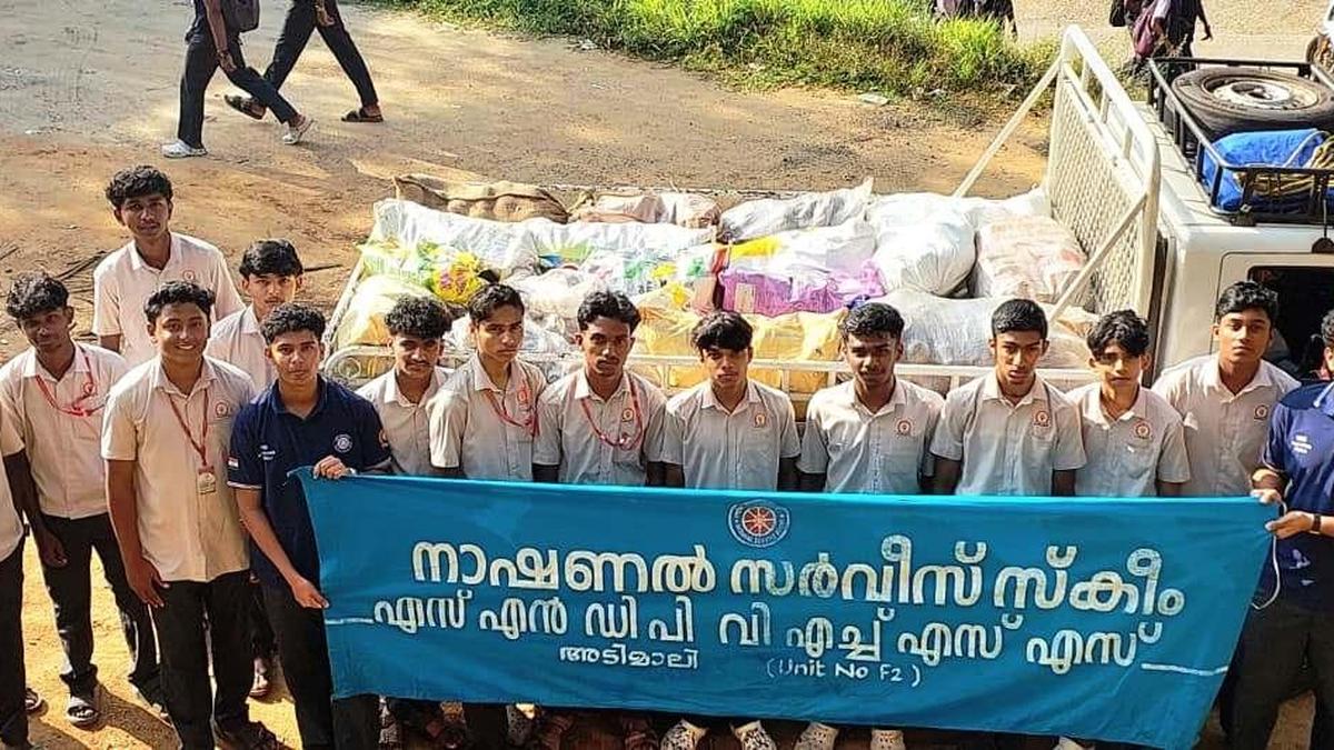 School’s NSS unit collects coconut shells to support cancer patients