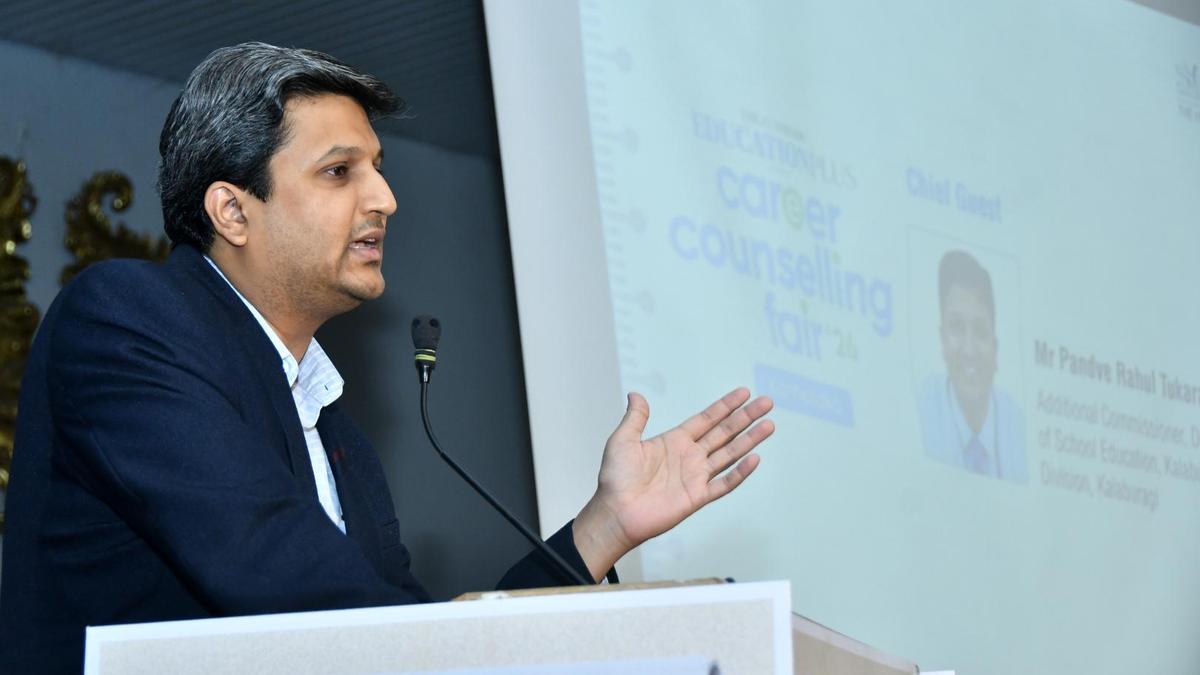 Kalaburagi: Do not sacrifice passion for UPSC, IAS officer Rahul Pandve tells students at The Hindu EducationPlus Career Counselling 2026
