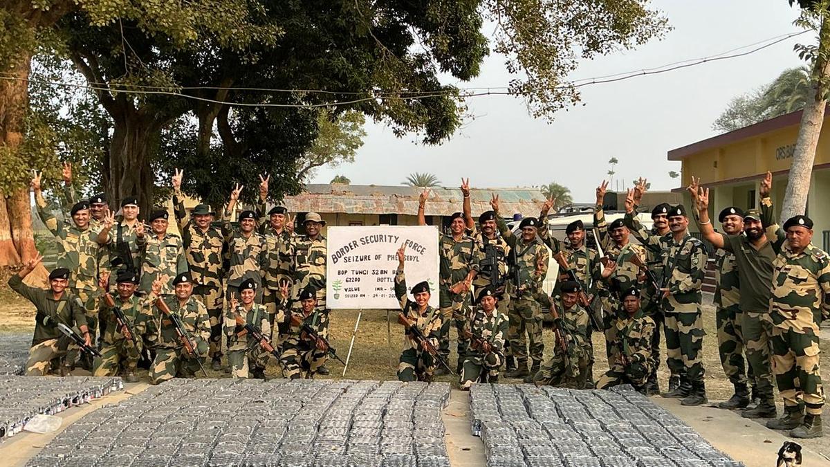 62,000 bottles of Phensedyl cough syrup seized by BSF in Nadia