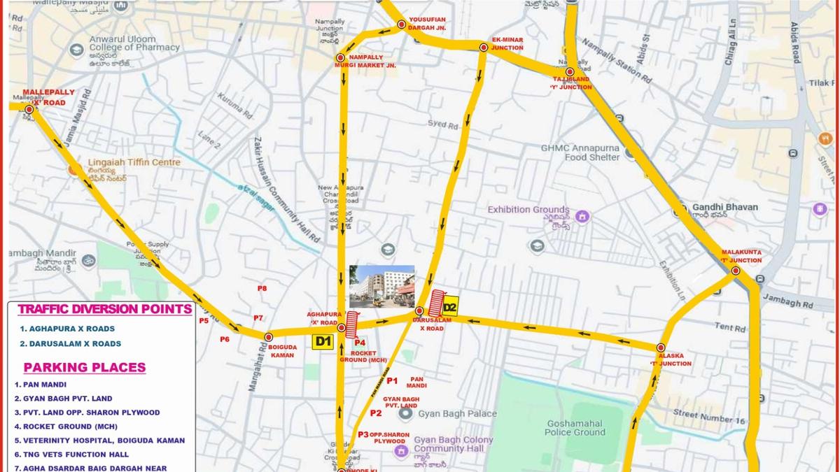 Traffic diversions announced in Darussalam area for AIMIM event today