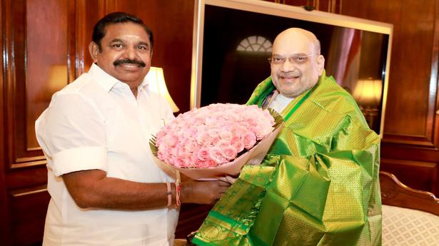 Edappadi K. Palaniswami, AIADMK leaders call on Union Home Minister Amit Shah in Delhi