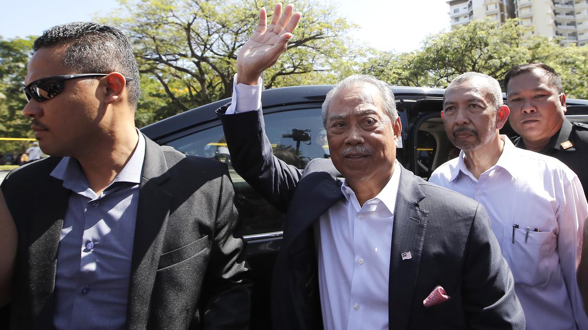 Former Malaysian PM Muhyiddin Yassin arrives at anti-graft agency