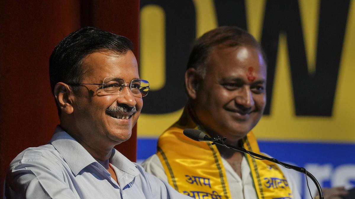 AAP's Bharti vows to shave head if Modi retains PM post, Kejriwal says INDIA bloc to form next government