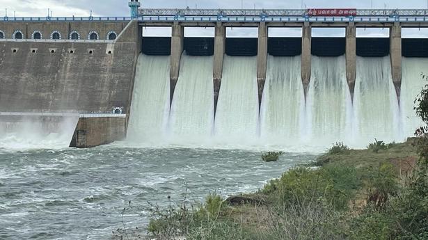 Over 25,000 cusecs of surplus water released from Bhavanisagar reservoir