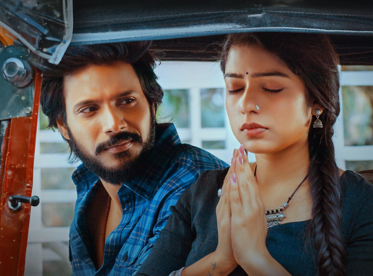 Sundeep Kishan and Varsha Bollamma in the Telugu film 'Ooru Peru Bhairavakona'