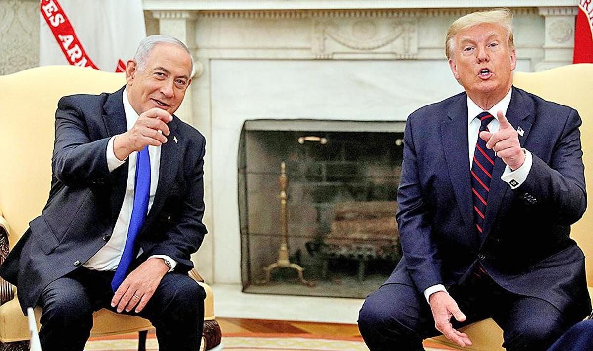 NEW ORDER: Israel’s Prime Minister Benjamin Netanyahu meets with U.S. President Donald Trump prior to signing the Abraham Accords, normalising relations between Israel and some Arab countries, at the White House in Washington, U.S., September 15, 2020. NEW ORDER: Israel’s Prime Minister Benjamin Netanyahu meets with U.S. President Donald Trump prior to signing the Abraham Accords, normalising relations between Israel and some Arab countries, at the White House in Washington, U.S., September 15, 2020.