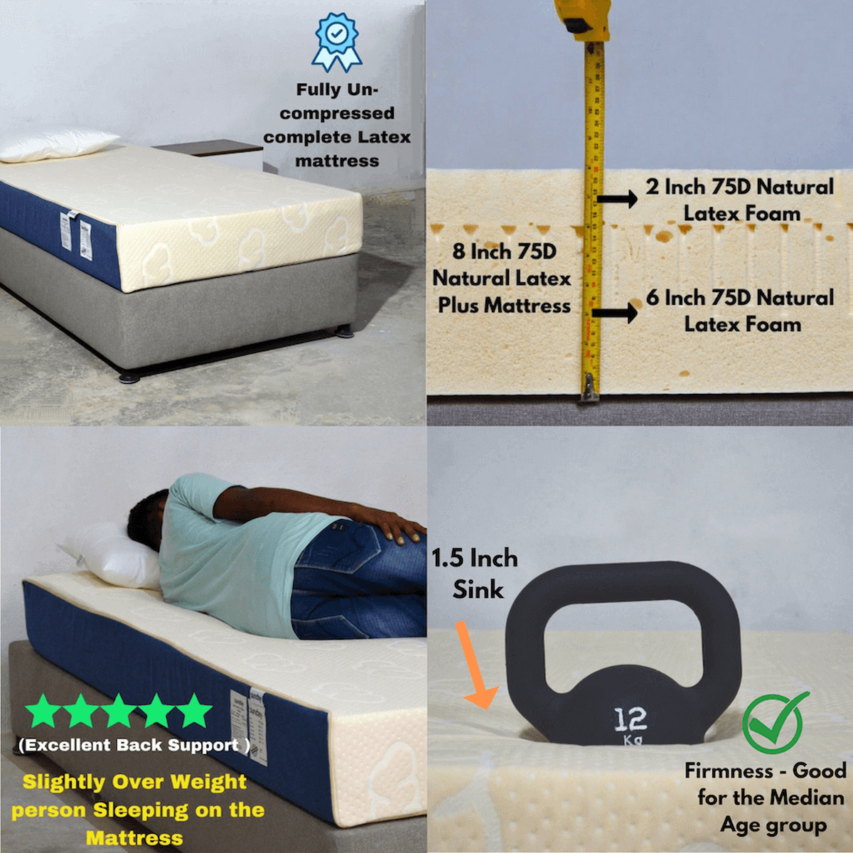 Buy Natural Latex Mattress Online at Best Prices in India – Flo Mattress