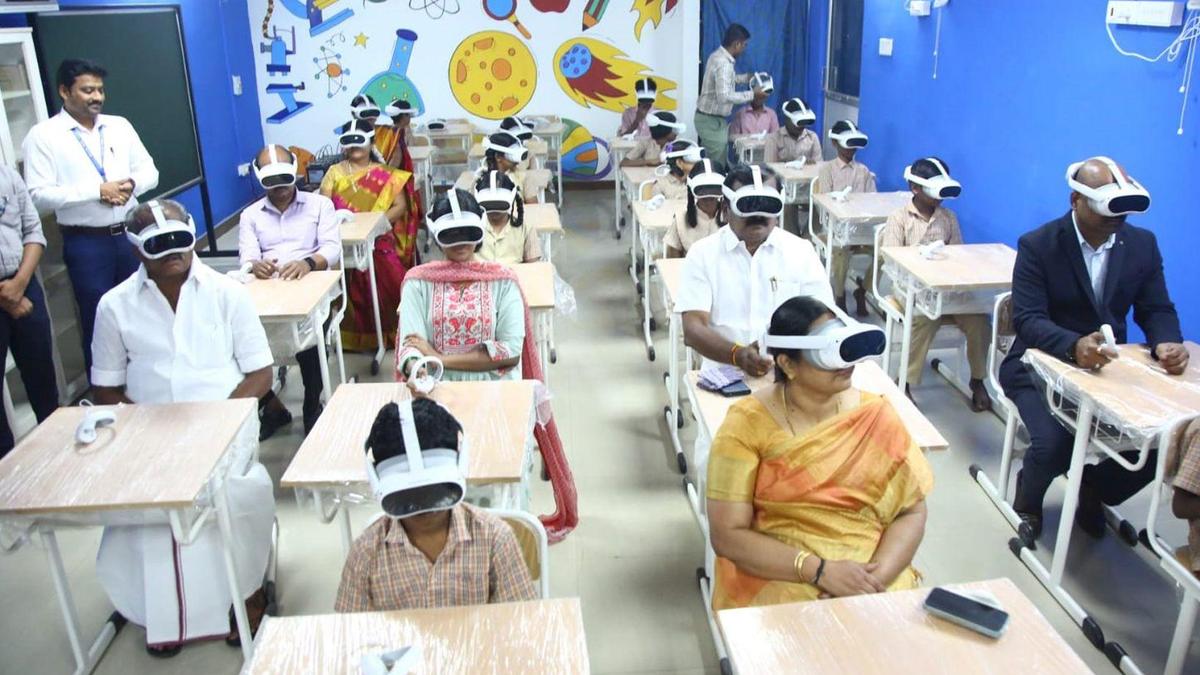 Virtual reality laboratory inaugurated at Madurai Corporation school