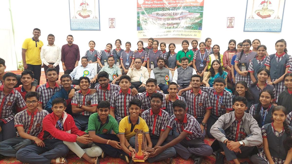 PM SHRI Kendriya Vidyalaya students win regional Youth Parliament competition