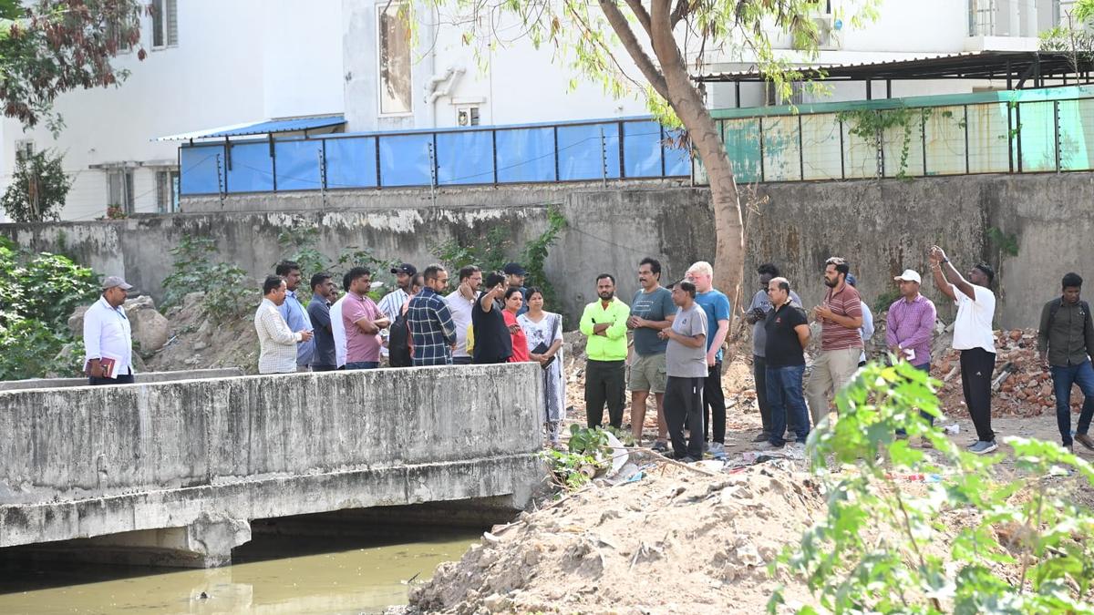 Cyberabad Municipal Commissioner inspects STP sites at Neknampur, Chitrapuri, Khajaguda Lake, and Mushkin Cheruvu