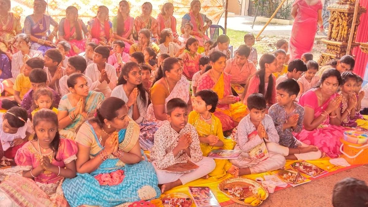 Devotees flock temples to worship Goddess Saraswati on Mula Nakshatram