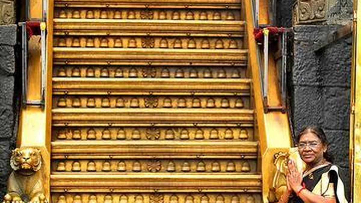 Controversy erupts over photo of President’s visit to Sabarimala