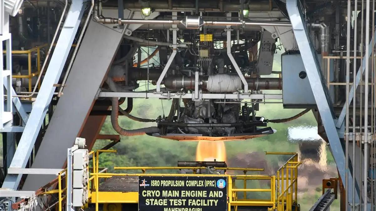 ISRO’s cryogenic engine, indigenously developed for LVM3, passes hot test