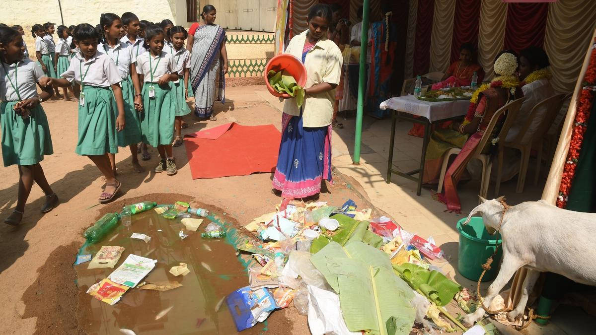 Teachers’ tableaux showcase environmental challenges