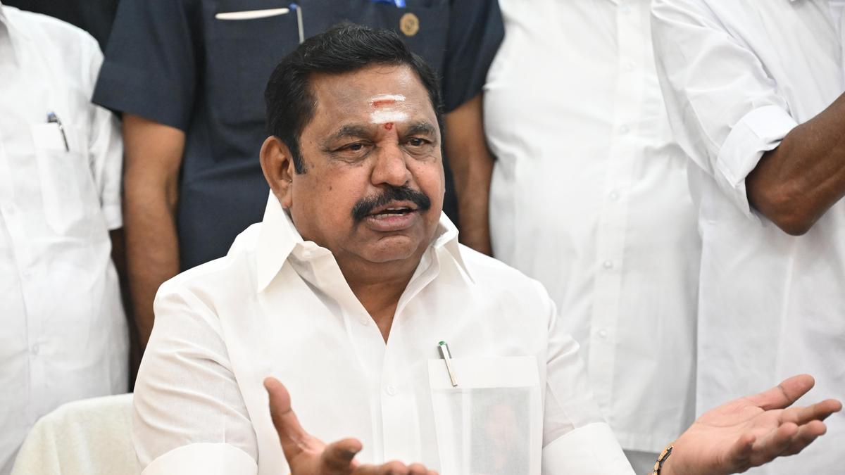 Will TVK government take ‘firm stand’ on Mekedatu project, asks Palaniswami