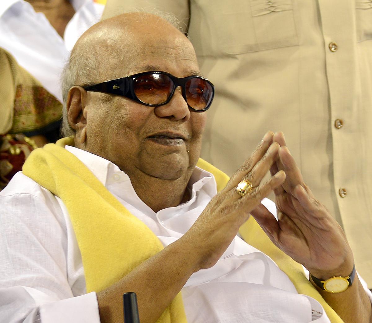 Former Chief Minister M. Karunanidhi, regarded as a man of letters, has authored many books. Photo: File