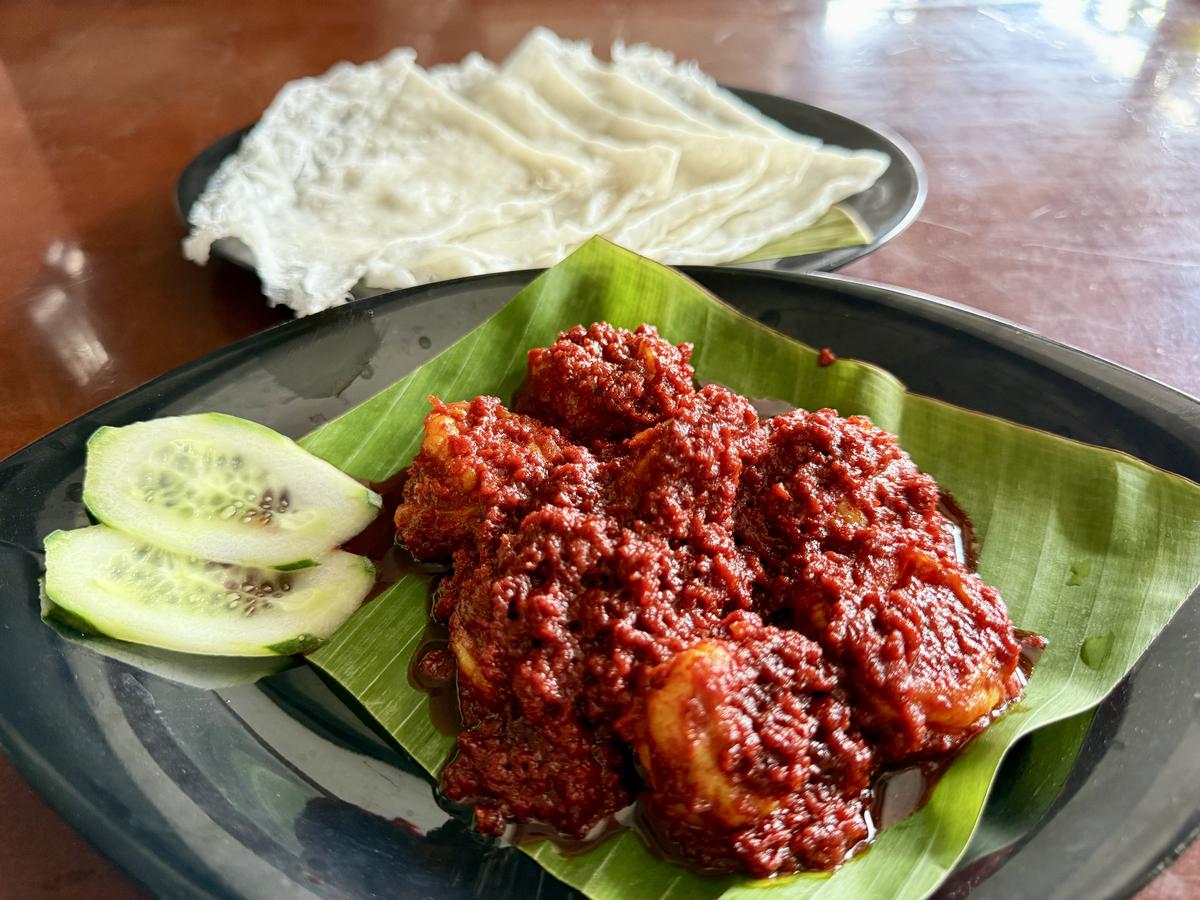 Prawn ghee roast at Dolphins bar and kitchen Prawn ghee roast at Dolphins bar and kitchen