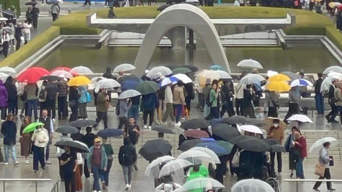 Crowds still throng to Hiroshima peace memorial, but Japan’s defence posture may be changing