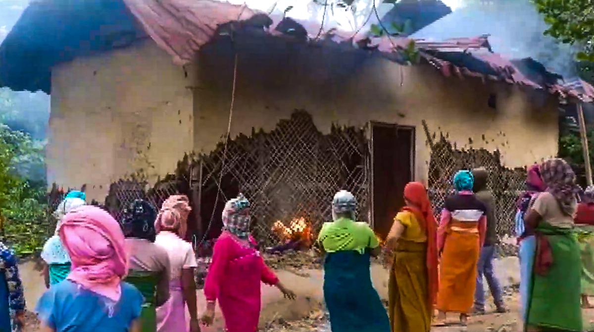 Before parading women naked in Manipur, mob killed people and torched  houses, June 21 FIR states - The Hindu