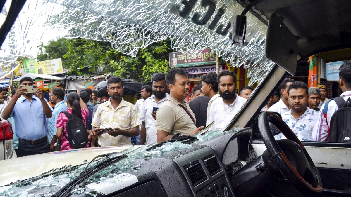 BJP president Nadda condemns attack Bengal LoP Suvendu Adhikari’s convoy in Cooch Behar