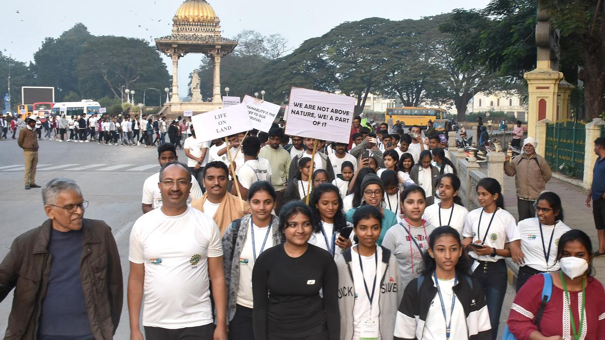 Walkathon for sustainable planet – The Hindu