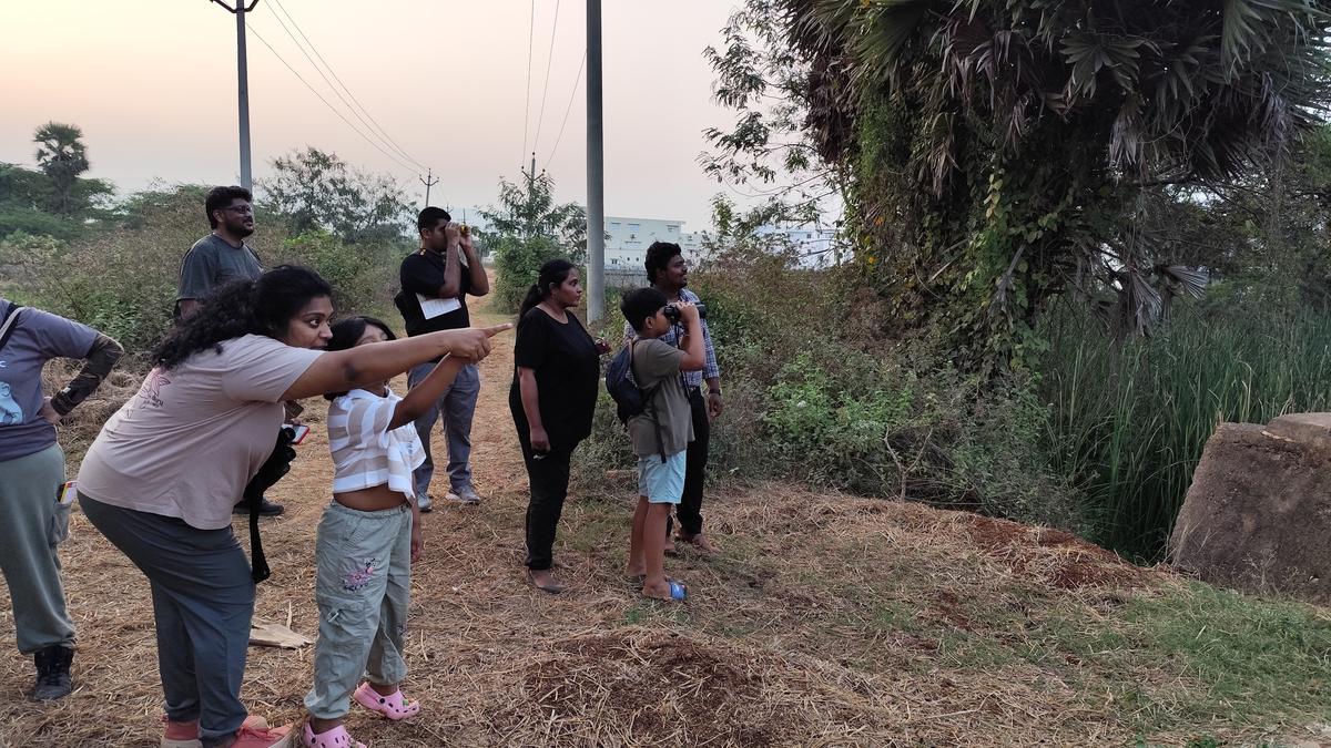 Participants of Great Backyard Bird Count in Visakhapatnam. 