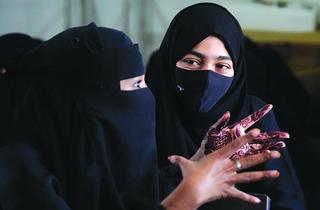 Saffron shawl and hijab row resurfaces in Haveri district of Karnataka - The Hindu