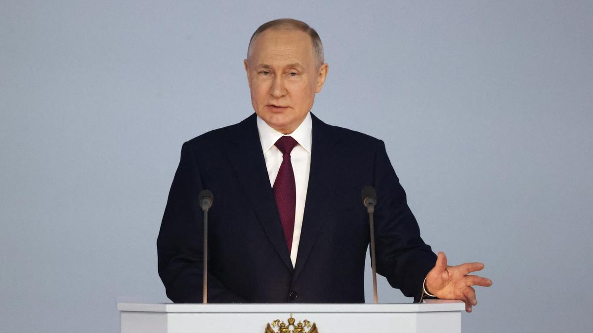 West started conflict, seeking 'unlimited power': Putin in his state-of-the-nation address