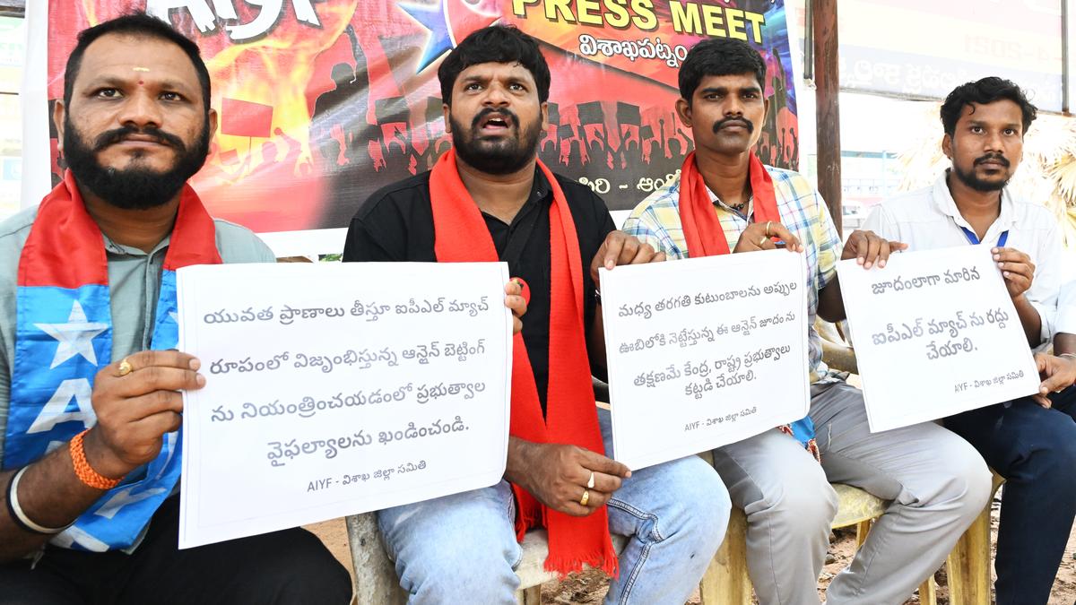 AIYF leaders demand cancellation of IPL matches due to negative impact on youth and rise in betting