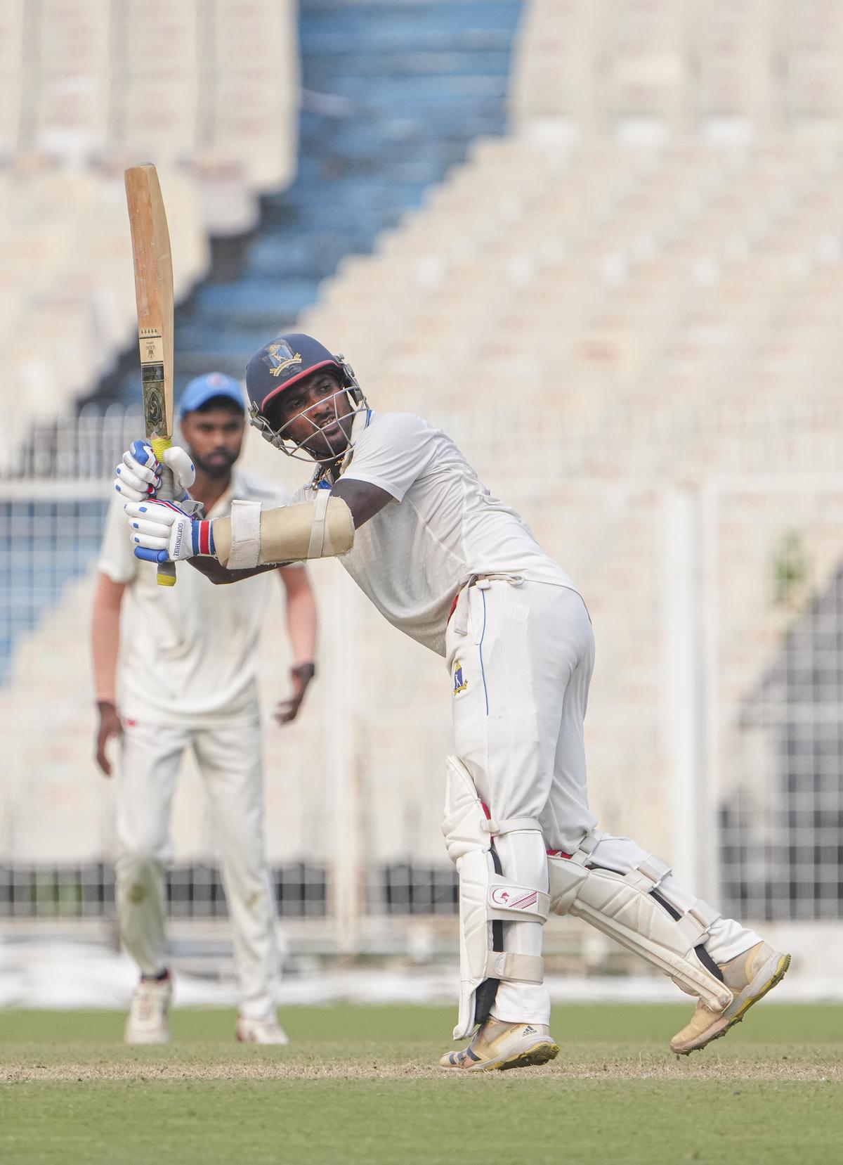 Bengal's Sumanta Gupta was unforgiving on the Railways bowlers on day two of their Ranji Trophy match. Bengal's Sumanta Gupta was unforgiving on the Railways bowlers on day two of their Ranji Trophy match.