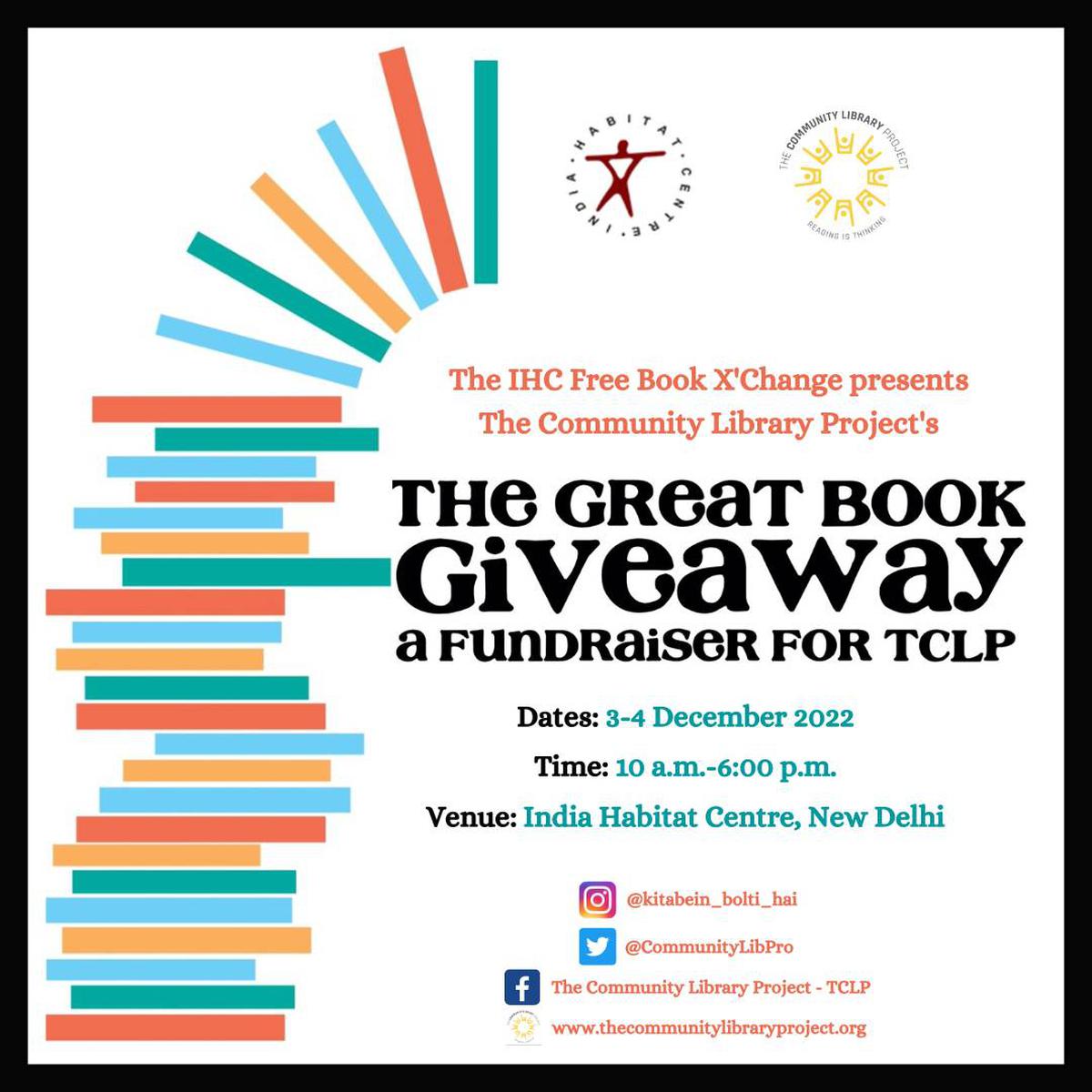 New Delhi | Book giveaway, art workshops, rap performances and more by The Community Library Project this weekend