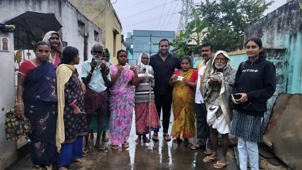 Cyclone Fengal: Despite heavy rain, 83% social pensions distributed by noon in Nellore in A.P.