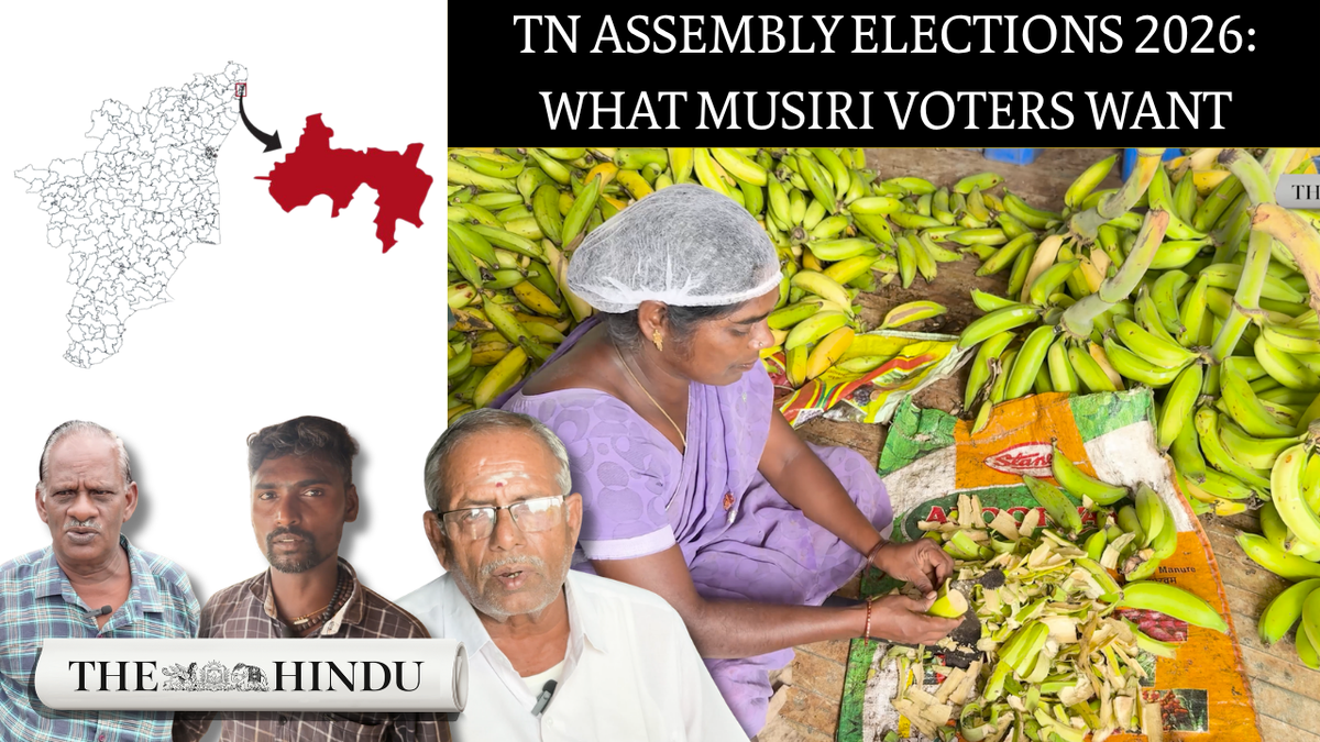 T.N. Assembly polls: Musiri residents flag water, roads and livelihood issues