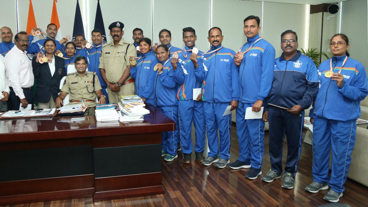 A.P. wins gold, bronze medals at All India Police Volleyball Cluster-2022