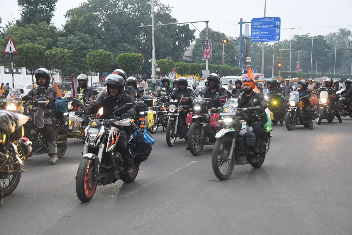 Azadi ka Amrit Mahotsav: Freedom Rider Biker Rallies reaches Vijayawada