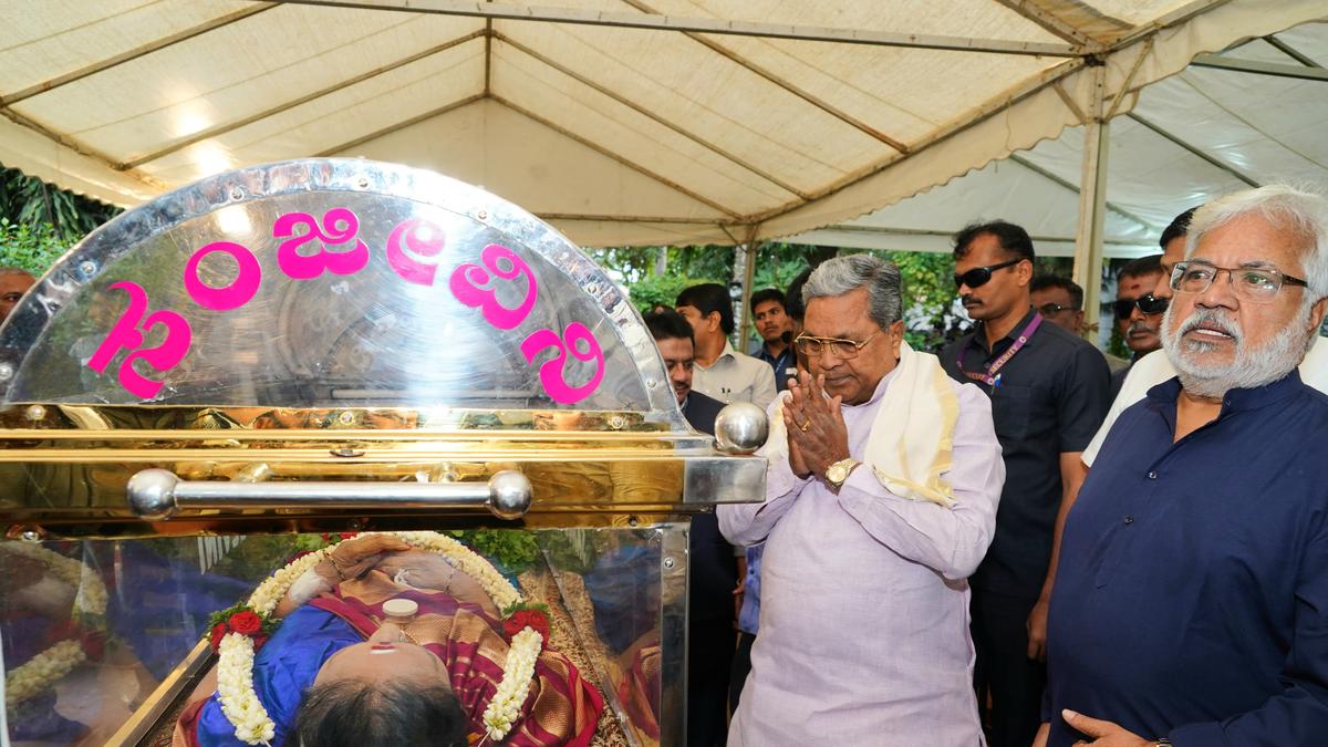 B. Saroja Devi laid to rest with full state honours