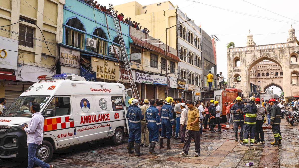 Charminar fire accident: Two narrow entrances blamed for high toll