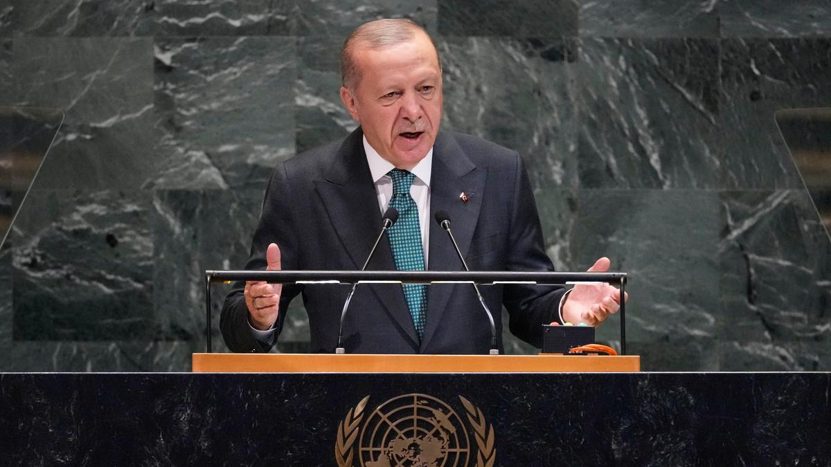 Turkiye’s Erdogan again refers to Kashmir issue in UNGA address