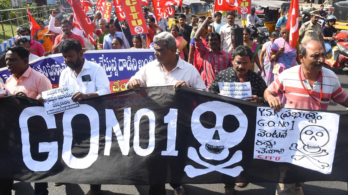 CITU seeks scrapping of G.O. no. 1 by Andhra Pradesh government