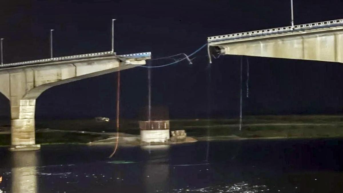 Portion of bridge over Ganga collapses in Bihar's Bhagalpur, no casualties