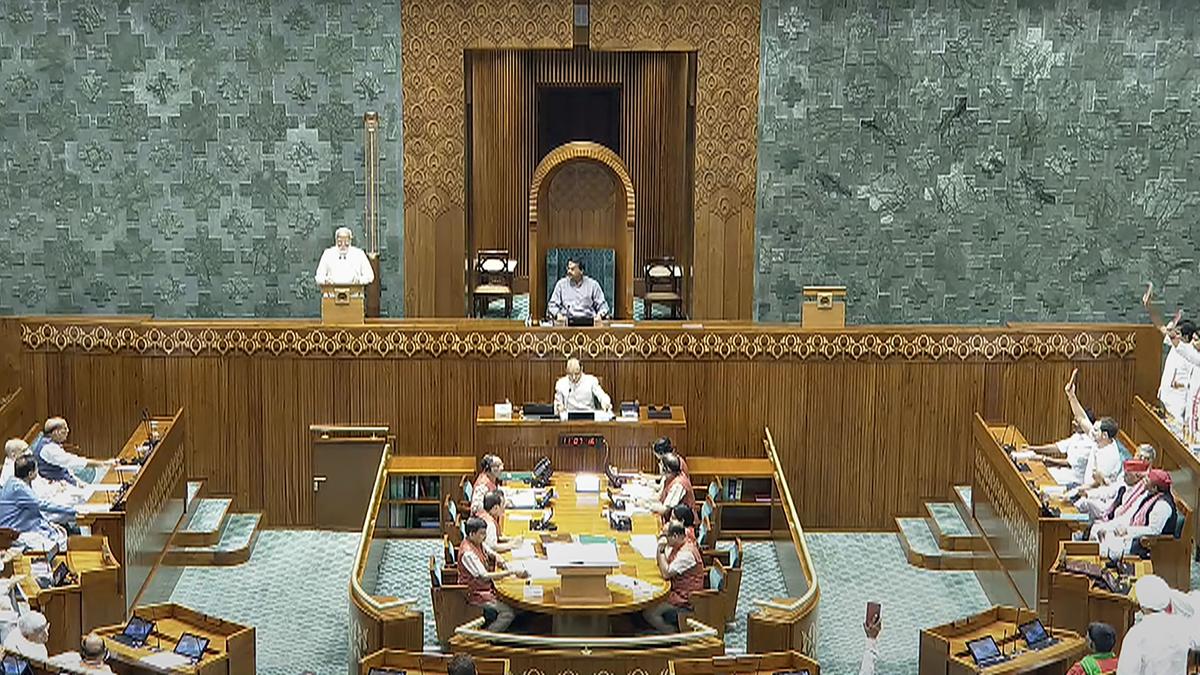 Lok Sabha session highlights: Rahul Gandhi waves Constitution as PM Modi takes oath as MP - The Hindu