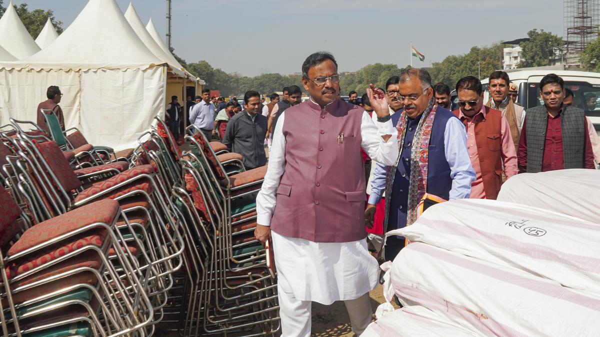 BJP leaders inspect Ramlila Ground before 'historic, grand' oath-taking ceremony for Delhi CM