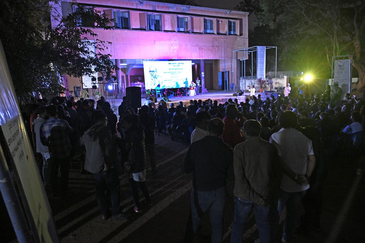 Theatre persons gathered on 11th January to remember the golden days of H.N. Kalakshetra